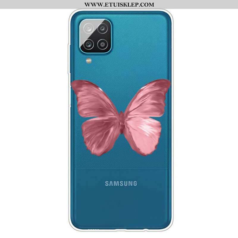 Etui do Samsung Galaxy M12 / A12 Dzikie Motyle